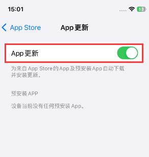 卢龙苹果15维修中心如何让iPhone15APP自动更新